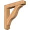 Ekena Millwork Funston Craftsman Smooth Bracket w/ Offset Brace, Western Red Cedar, 7 1/2"W x 38"D x 38"H BKT0806X38X38FST04SWR - alternate 1